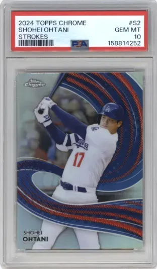 2024 TOPPS CHROME SHOHEI OHTANI STROKES