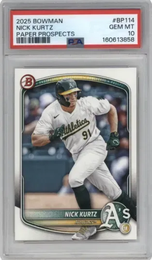 2025 BOWMAN NICK KURTZ PAPER PROSPECTS