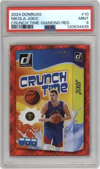 2024 DONRUSS NIKOLA JOKIC CRUNCH TIME-DIAMOND RED