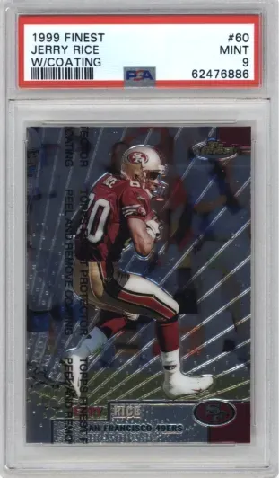 1999 FINEST JERRY RICE W TIH COATING