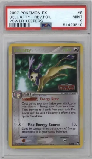 2007 POKEMON EX DELCATTY-REV.FOIL POWER KEEPERS