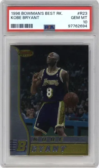 1996 BOWMAN'S BEST RK. KOBE BRYANT