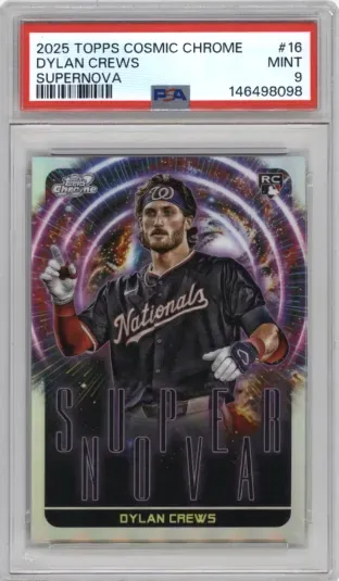 2025 TOPPS COSMIC CHROME DYLAN CREWS SUPERNOVA
