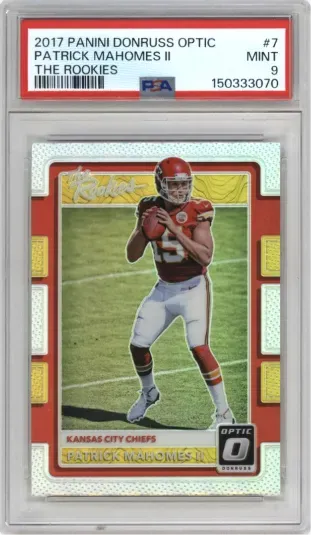 2017 PANINI DONRUSS OPTIC PATRICK MAHOMES II THE ROOKIES