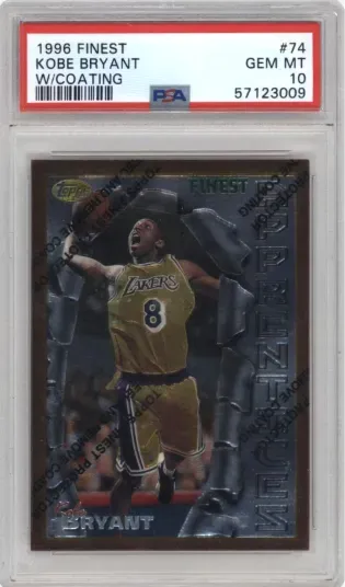 1996 FINEST KOBE BRYANT WITH COATING 57123009