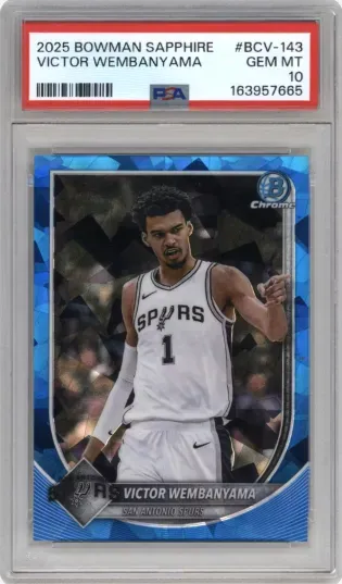 2025 BOWMAN SAPPHIRE VICTOR WEMBANYAMA