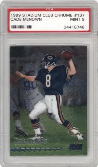 1999 STADIUM CLUB CHROME CADE McNOWN