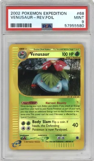 2002 POKEMON EXPEDITION VENUSAUR-REV.FOIL