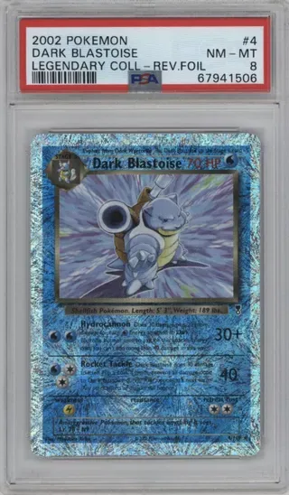 2002 POKEMON DARK BLASTOISE LEGENDARY COLL-REV.FOIL