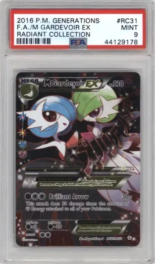 2016 P.M. GENERATIONS F.A. M GARDEVOIR EX RADIANT COLLECTION