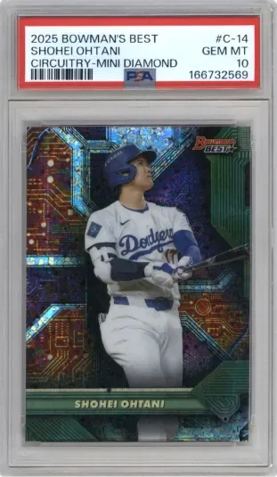 2025 BOWMAN'S BEST SHOHEI OHTANI CIRCUITRY-MINI DIAMOND