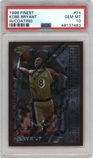 1996 FINEST KOBE BRYANT WITH COATING