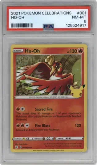 2021 POKEMON CELEBRATIONS HO-OH