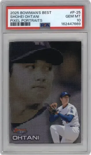 2025 BOWMAN'S BEST SHOHEI OHTANI PIXEL PORTRAITS