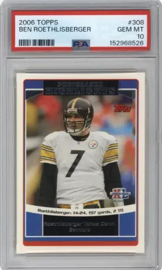 2006 TOPPS BEN ROETHLISBERGER