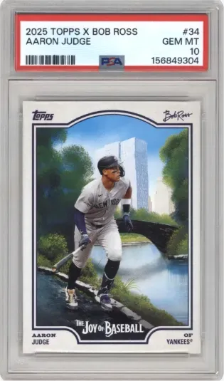 2025 TOPPS X BOB ROSS AARON JUDGE