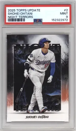 2025 TOPPS UPDATE SHOHEI OHTANI NIGHT TERRORS
