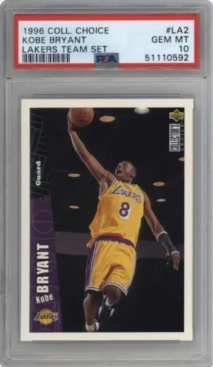 1996 COLL. CHOICE KOBE BRYANT LAKERS TEAM SET 51110592