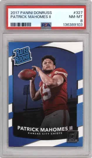 2017 PANINI DONRUSS PATRICK MAHOMES II