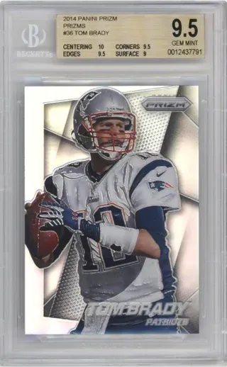2014 PANINI PRIZM PRIZMS #36 TOM BRADY