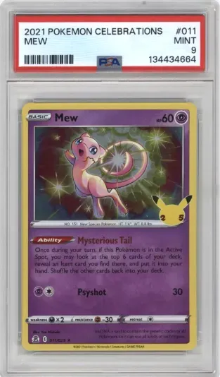 2021 POKEMON CELEBRATIONS MEW