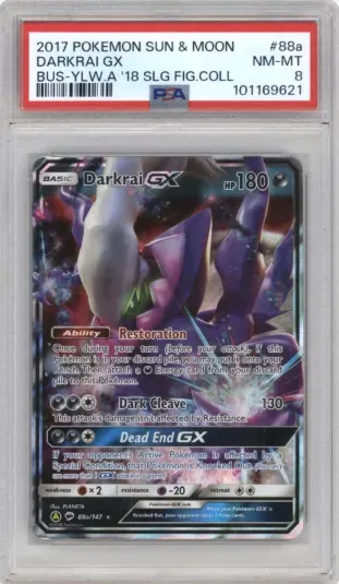 2017 POKEMON SUN AND MOON DARKRAI GX BUS-YLW.A '18 SLG FIG.COLL