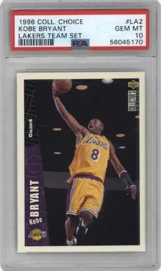1996 COLL. CHOICE KOBE BRYANT LAKERS TEAM SET