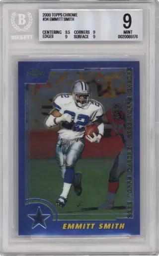 2000 TOPPS CHROME #34 EMMIT SMITH
