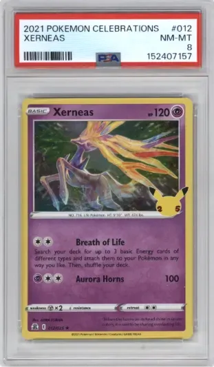 2021 POKEMON CELEBRATIONS XERNEAS