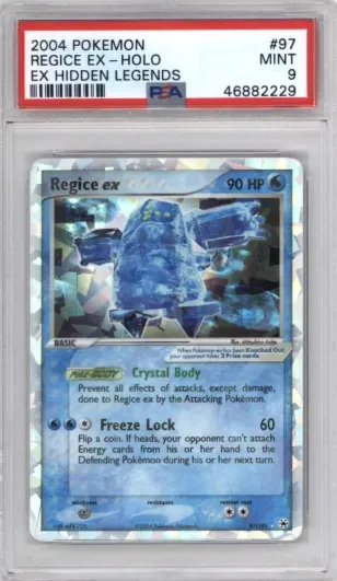 2004 POKEMON REGICE EX-HOLO EX HIDDEN LEGENDS