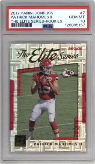 2017 PANINI DONRUSS PATRICK MAHOMES II THE ELITE SERIES-ROOKIES