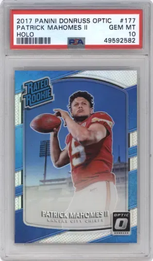 2017 PANINI DONRUSS OPTIC PATRICK MAHOMES II HOLO