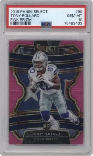 2019 PANINI SELECT TONY POLLARD PINK PRIZM
