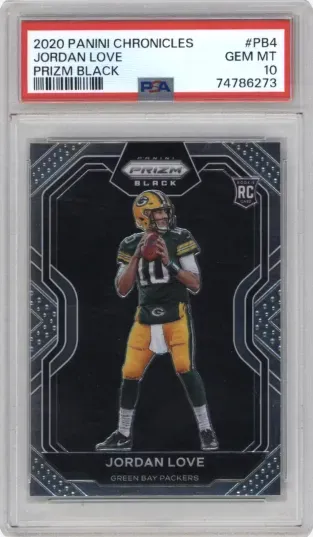 2020 PANINI CHRONICLES JORDAN LOVE PRIZM BLACK
