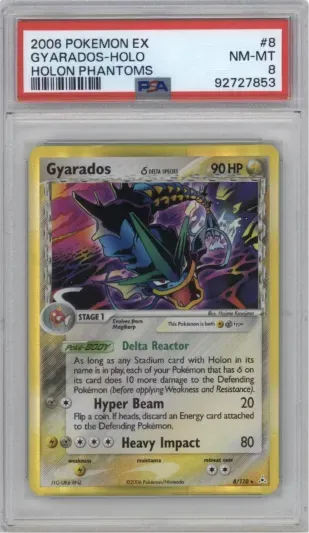 2006 POKEMON EX GYARADOS-HOLO HOLON PHANTOMS
