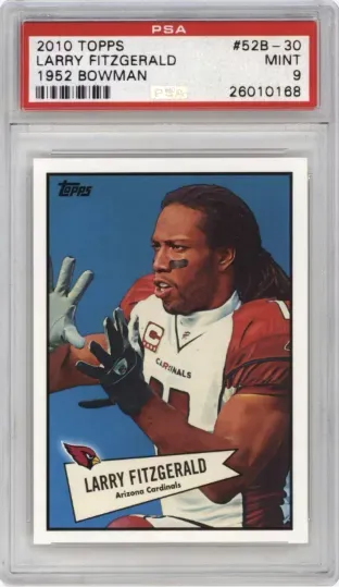 2010 TOPPS LARRY FITZGERALD 1952 BOWMAN