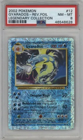 2002 POKEMON GYARADOS-REV.FOIL LEGENDARY COLLECTION