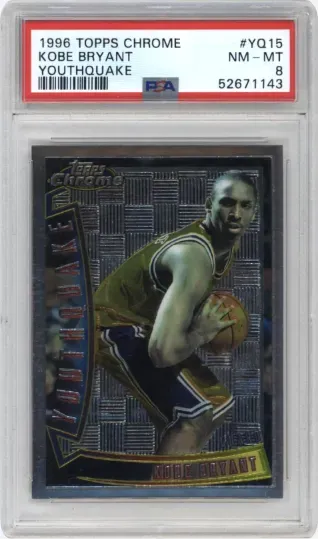 1996 TOPPS CHROME KOBE BRYANT YOUTHQUAKE