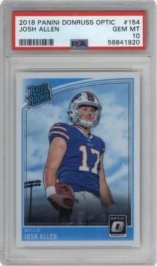 2018 PANINI DONRUSS OPTIC JOSH ALLEN