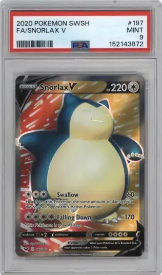 2020 POKEMON SWSH FA SNORLAX V