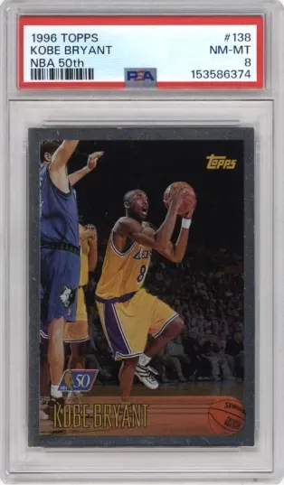 1996 TOPPS KOBE BRYANT NBA 50th