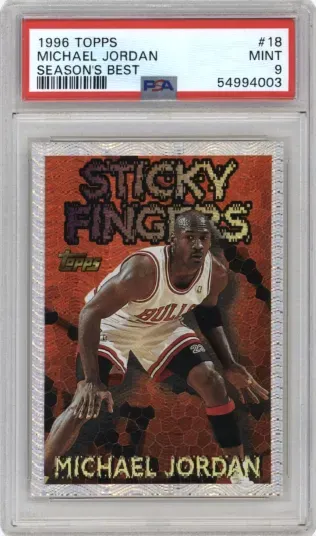1996 TOPPS MICHAEL JORDAN SEASON'S BEST