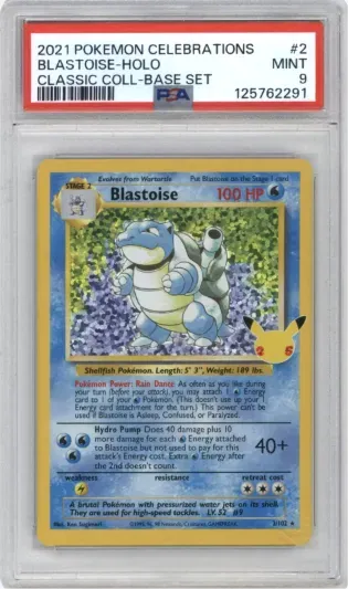 2021 POKEMON CELEBRATIONS BLASTOISE-HOLO CLASSIC COLL-BASE SET 125762291