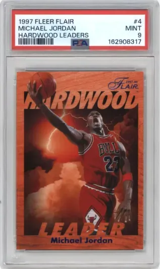 1997 FLEER FLAIR MICHAEL JORDAN HARDWOOD LEADERS