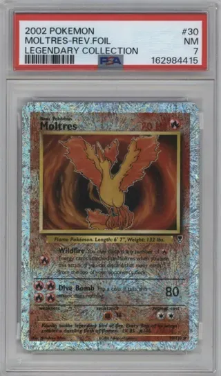 2002 POKEMON MOL TRES-REV.FOIL LEGENDARY COLLECTION
