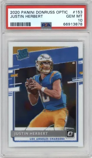2020 PANINI DONRUSS OPTIC JUSTIN HERBERT