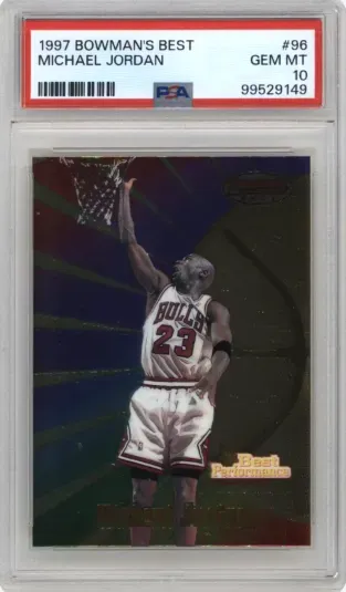 1997 BOWMAN'S BEST MICHAEL JORDAN