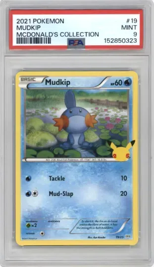 2021 POKEMON MUDKIP MCDONALD'S COLLECTION