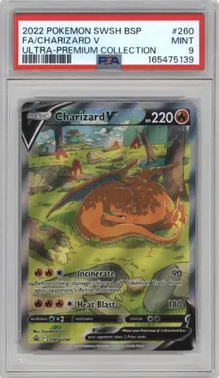 2022 POKEMON SWSH BSP FA CHARIZARD V ULTRA-PREMIUM COLLECTION