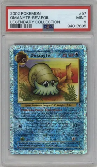 2002 POKEMON OMANYTE-REV.FOIL LEGENDARY COLLECTION